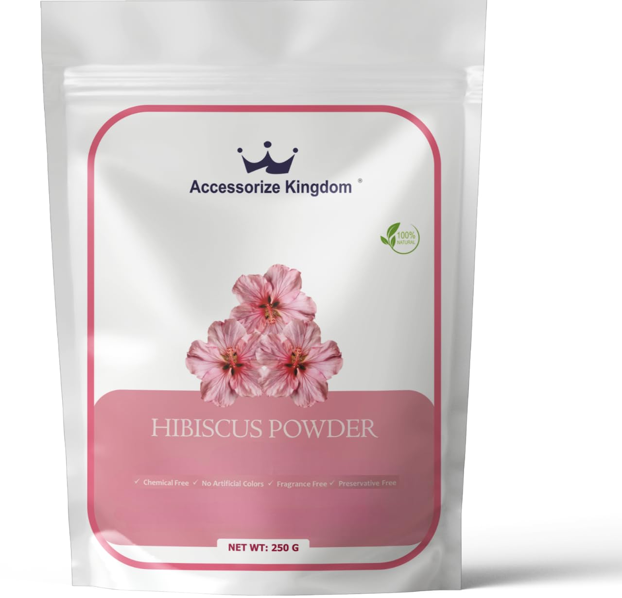 Accessorize Kingdom 100% Pure Herbal Powder for External Use - For DIY Face & Hair Packs, 250 g (Pack of 1)