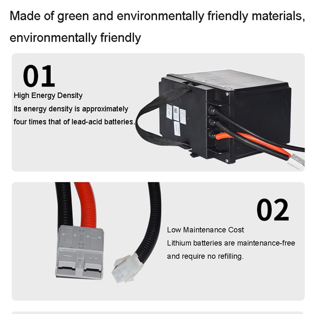 Batería de Litio para transpaleta eléctrica de 24 V, 20 Ah, 40 Ah y 55 Ah, para Carretilla elevadora eléctrica de 24 V con asa para Motor de transportador.