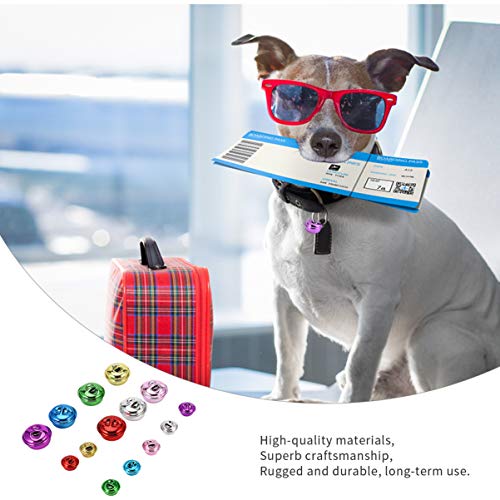 VILLCASE 80Pcs Coleira de Gato de EstimaÃ§Ã£o Coleira de Sino Coleira de CÃ£o Sinos Potty Treinament