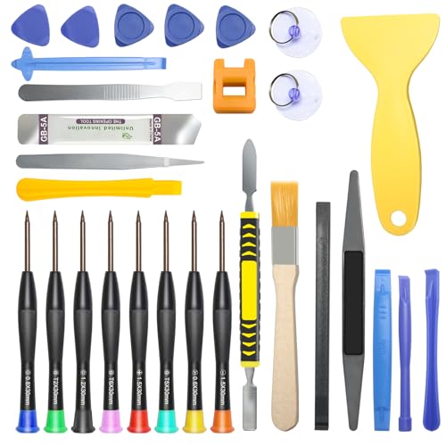 DTD Kit d'outils de réparation 30 en 1 pour téléphone portable, tournevis de précision pour smartphone, tablette, montre, lunettes, PS4, Switch
