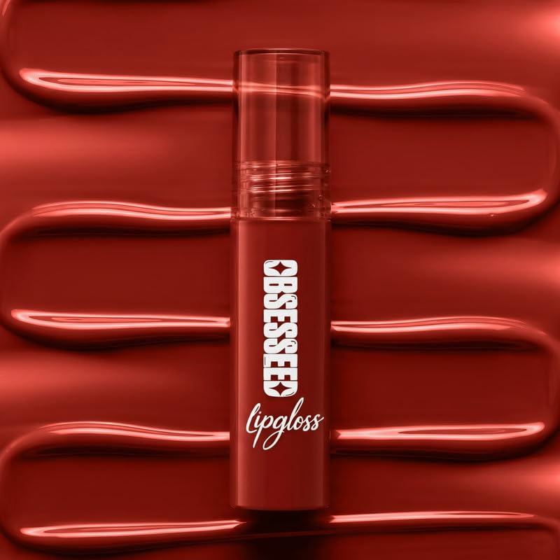 Image of MARS OBSESSEED Lip Gloss (3.5 ml) (03-POUTY) | Highly Pigmented | Non-Transfer | High-Shine Formula | Hydrating, Enriched with Vitamin E | Non-Sticky & Lightweight (Pack of 2)