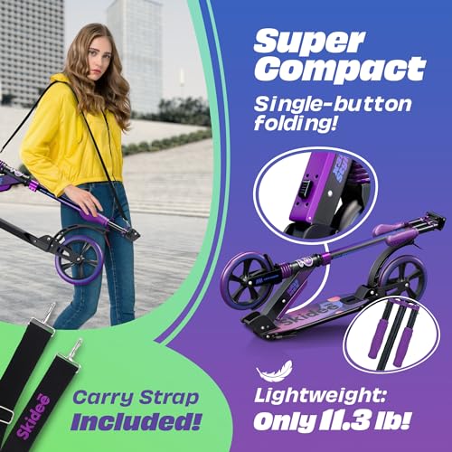 Skidee Dual Anti-Shock Kick Scooter