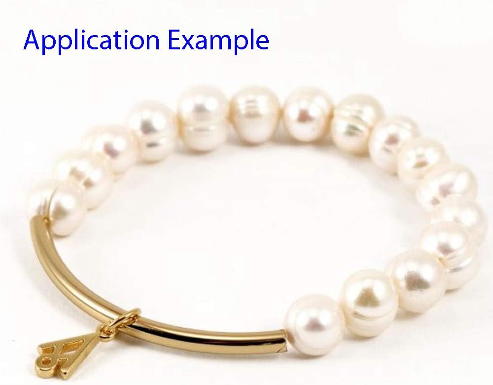 Adabele 28 Inch Real Natural Potato Round White Freshwater Cultured Pearl Loose Beads 7-8mm for Jewelry Craft Making FP4-78