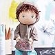 HABA Puppe Lian – Weiche Stoffpuppe 30 cm, ideal für Babys und Kleinkinder, waschbar & leicht an- und ausziehbar, ab 18 Monaten – 1302109001