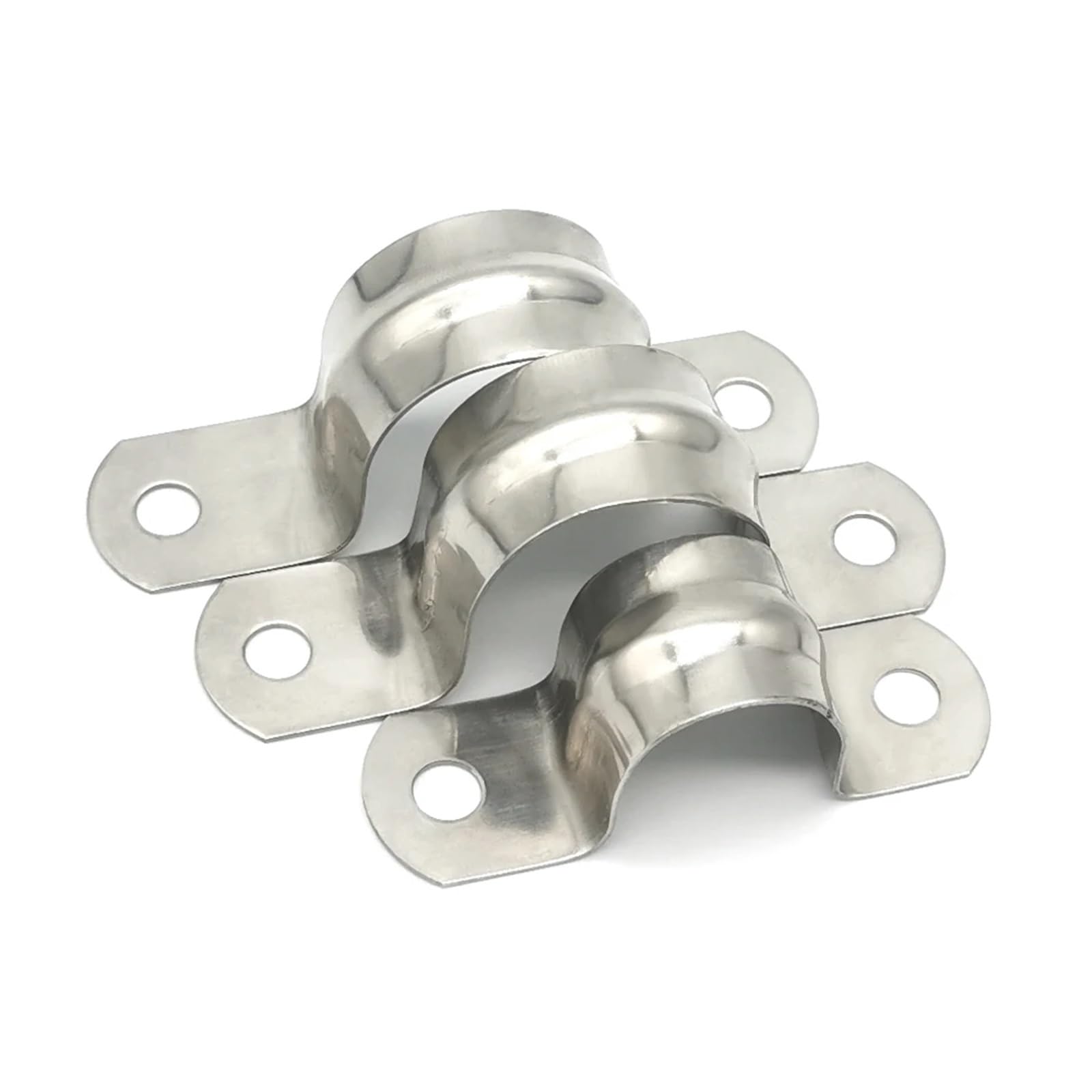 Collier De Serrage En Forme U Acier Inoxydable, 20 Pièces Pour Tuyaux