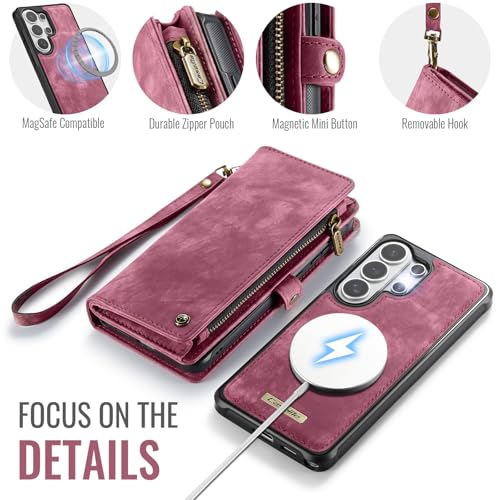 Coque portefeuille CaseMe Samsung S26 Ultra antichoc avec range-cartes