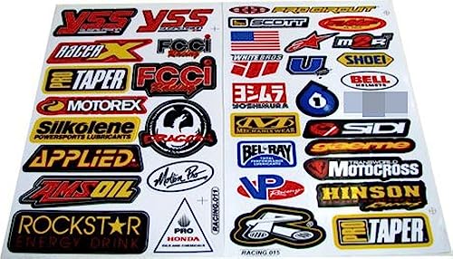 Forrest Gump Rear Wiper Decal Racing Gear Decal Sticker Mx Motocross Dirt Bike ATV 2 Sheets #R203 by Rockstar