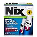 Nix Lice Killing Creme Rinse Family Pack, 2 oz & Nit Removal Comb, 2 Pack