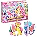 GALUPY Rainbow Unicorn Spielzeug Adventskalender 2025 Kinder – Einhorn Adventskalender Mädchen mit exklusiven Galupy Einhörner Figuren & Spielset