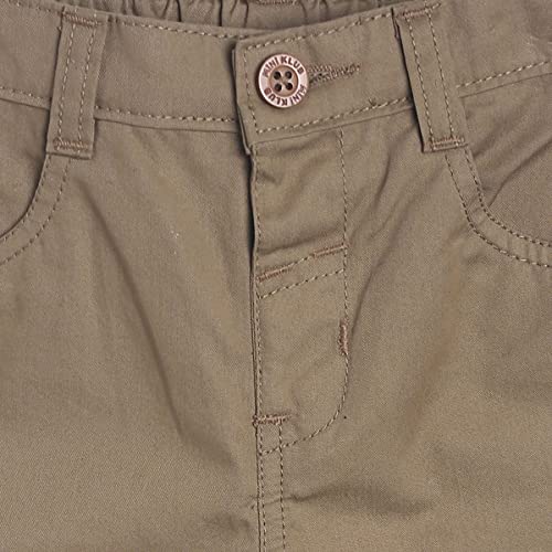 Image of miniklub Boys Brown Cotton Chinos Trousers