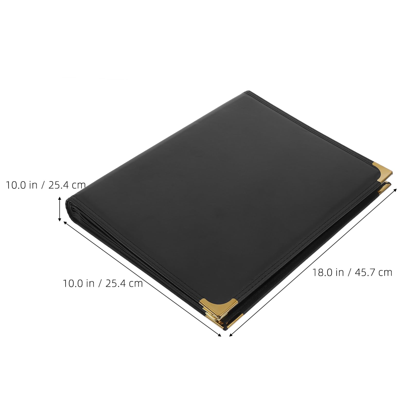 Unomor PVC Recipe Book Holder Restaurant Menu Cover Easy to Clean Versatile for Dining Environments