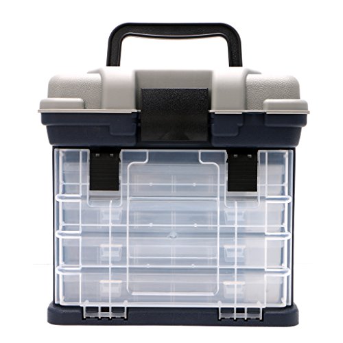 IWOMA 5 Layer Fishing Tackle Box Handle Fishing Box Fishing Tools