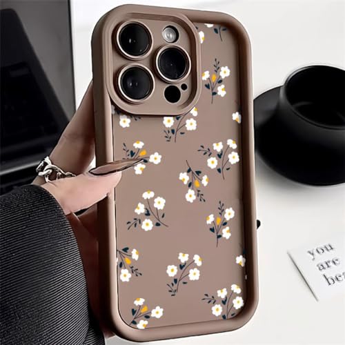 Coque de téléphone à fleurs pour iPhone 11 12 XR évite rayures et traces de doigts