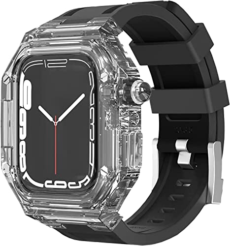 Bracelet Apple Watch transparent antichoc pour les entraînements intenses
