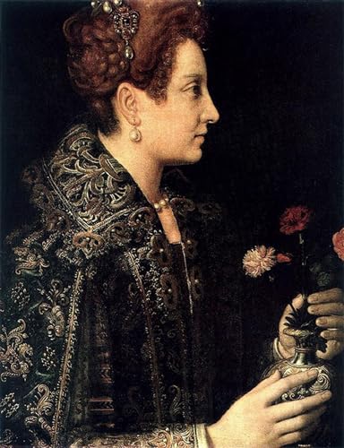 Portrait d'une jeune femme Sofonisba Anguissola style graffiti moderne