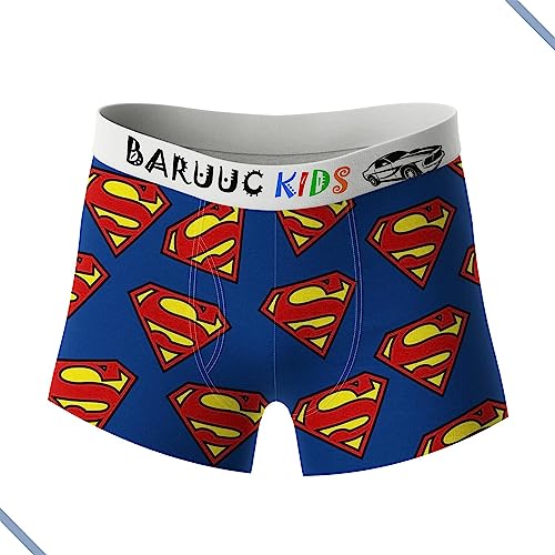 Kit 10 cuecas boxer Infantil menino microfibra estampada