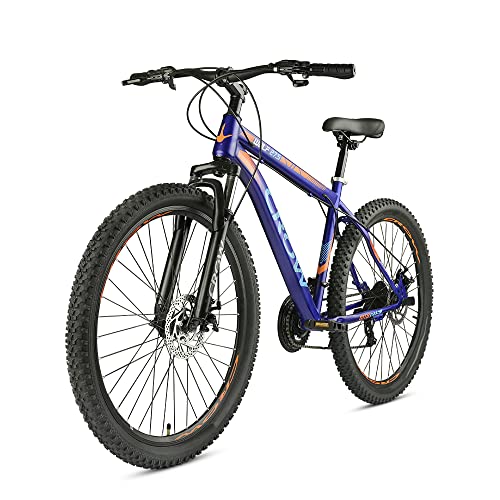 Image of CROW - Wolf 21 Speed | 27.5 inch Inch Mountain Bike | Suspension Fork | Dual disc Brakes | Double Wall Alloy Rims | Unisex MTB | Ideal for Men /Women /Boys /Girls