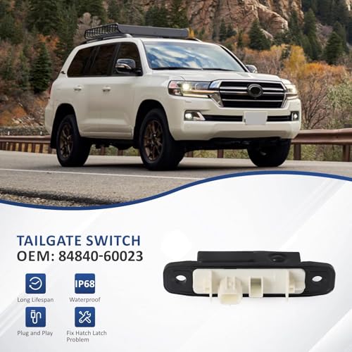 Bouton de commande de hayon arrière robuste Land Cruiser VDJ200 84840-60023