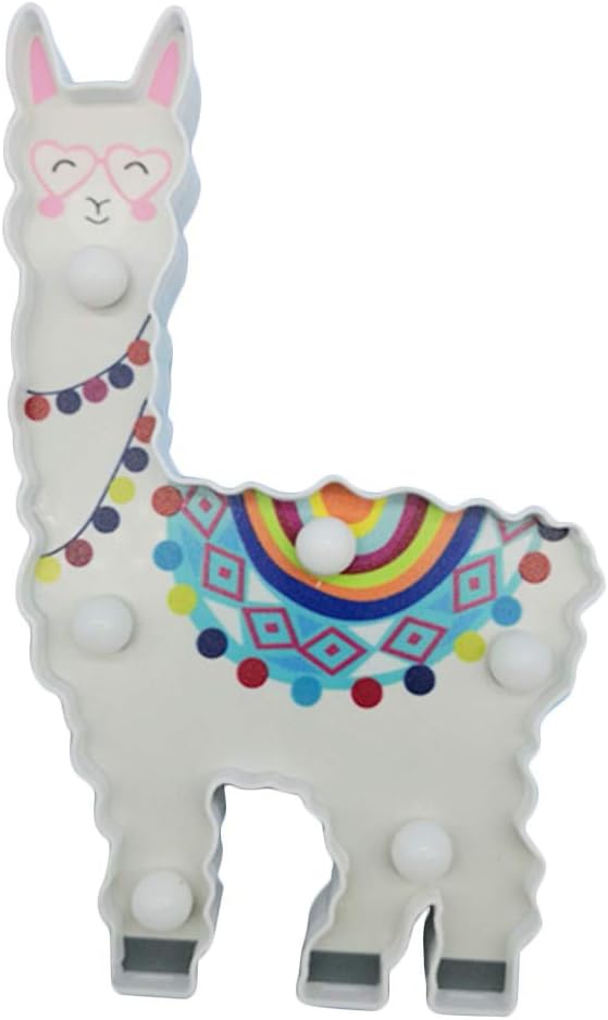 Alpaca Llama Night Light, Light Up Alpaca/Dragon Decorative Modelling Night Light, Wall Table Bedside Room Decoration Led Bulbs, Lovely Gifts for Girls Boys Kids(A,Alpaca)