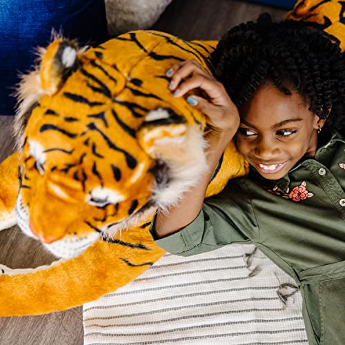 Melissa & Doug Giant Tiger - Lifelike Stuffed Animal (Over 5 Feet Long) #TOP5