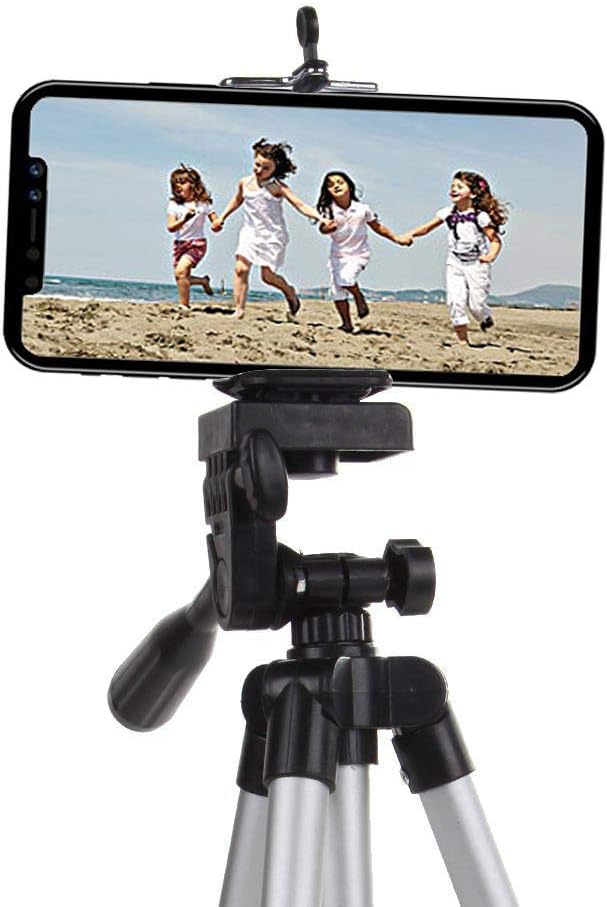 42inch Remote Controller Shutter + Portable Camera Tripod Stand Holder Adjustable Rotatable Retractable Aluminum Tripods Smartphones Mount for iPhone X XS 8 7 7 11 Pro Max Samsung S9 S8 S10 OnePlus