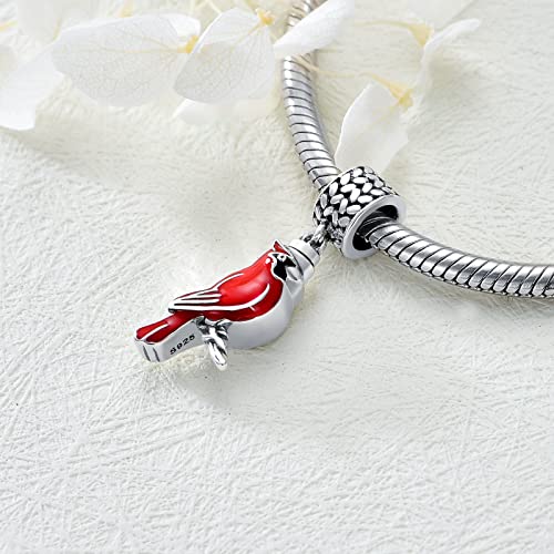 Sunflower/Heart/Cross/Red Cardinal/Family Tree of Life Cremation Charm for Ashes 925 Sterling Silver Urn Bead Charm Fit Bracelet Keepsake Memorial Locket for Women Mom3