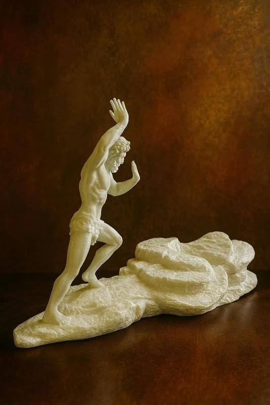 Generico Porte-bouteille de vin en 3D, figurine décorative en plastique, design moderne avec base de style montagne, support pour vin de table P 13 L 25 H 17