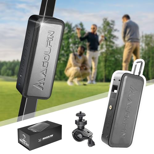 Golf Cart Speaker, 5000mAh Magnetic Speaker for Golf Cart with 30W Premium Sound, Bicycle Mount, Hook Design, IPX7 Waterproof Golf Cart Accessories, Ideal Golf Gifts for Men - Not Suitable for Pixel