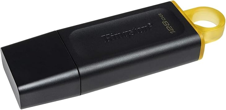 Kingston Kingston DataTraveler Exodia 128GB USB Flash Memory USB3.2 Gen1 (Black + Yellow) DTX/128GB