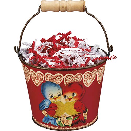 Seaux en métal multicolore pour décoration de table et rangement bureau - 7