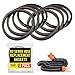 Mission Automotive 8-Pack of RV Sewer Hose Replacement Gaskets - Equivalent to 39834 - Rubber Seal Fittings Compatible with Camco RhinoFLEX/Revolution/Easy-Slip