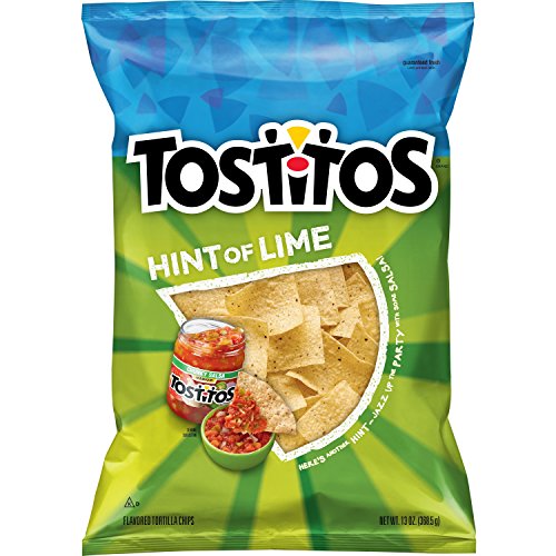 Tostitos Hint of Lime Flavored Tortilla Chips, 13 Ounce