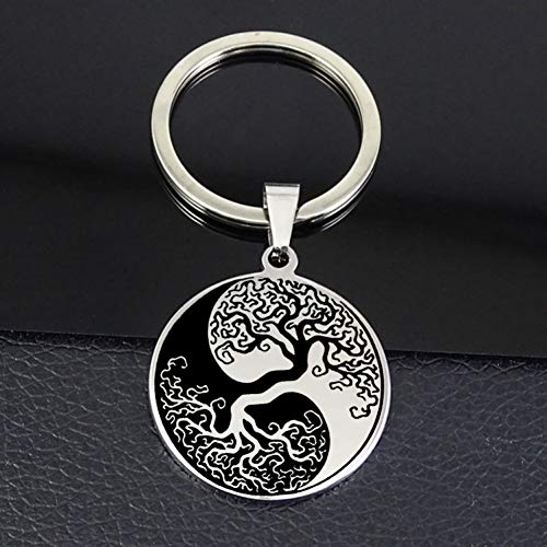 Preisvergleich Produktbild GMTEXTILES Baum des Lebens Schlüsselring Schmuck Männer