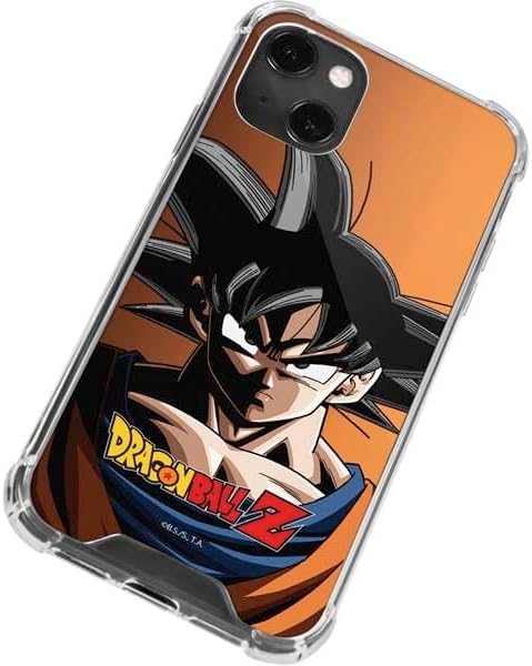 Skinit Clear Phone Case Compatible with iPhone 13 Mini - Officially Licensed Dragon Ball Z Goku Portrait Design