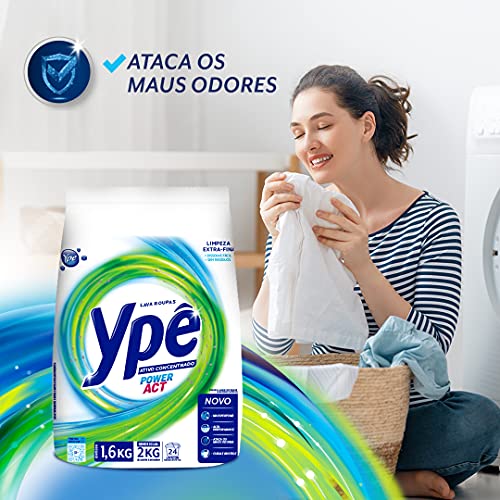 Ypê Lava Roupas em Pó Power Act 1,6Kg (Sachê)