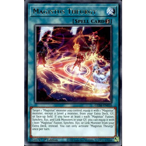 GEIM-EN010 1st Edition Magistus Theurgy Rare Card Genesis Impact Yu-Gi-Oh :  Amazon.com.be: Toys