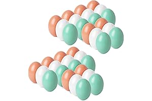 Wooden Eggs for Crafts, 36-Pack Easter Decoration Eggs