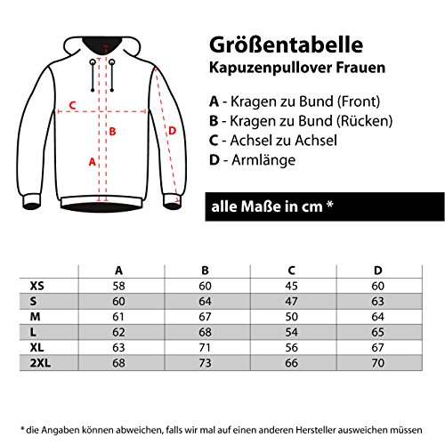 Spaß Kostet Frauen und Damen Kapuzenpullover Magyar Vizsla Größe XS - XXL