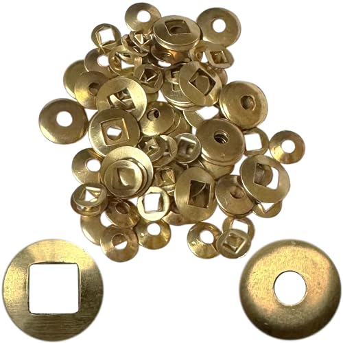 Jewellers Tools Brass Clock Washers Square & Round Hole 200 Washer Clockmaker Movement Repair