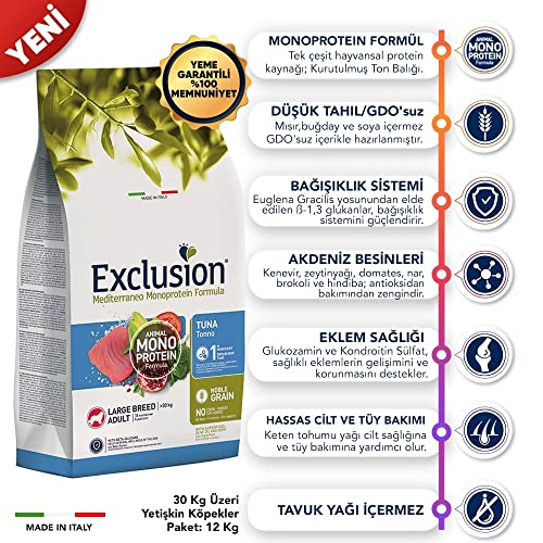Exclusion Mediterraneo Noble Grain Adult Thunfisch Large 12 kg