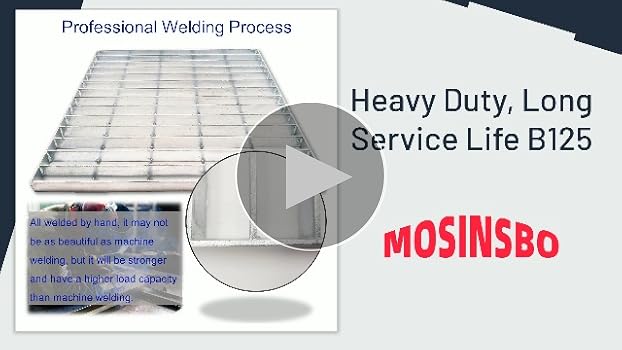 Amazon.com: MOSINSBO Galvanized Steel Drain Grate, 18x18