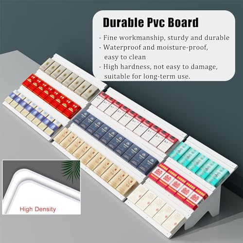 Expositor de tabaco blanco de 3 niveles para tiendas y quioscos 4