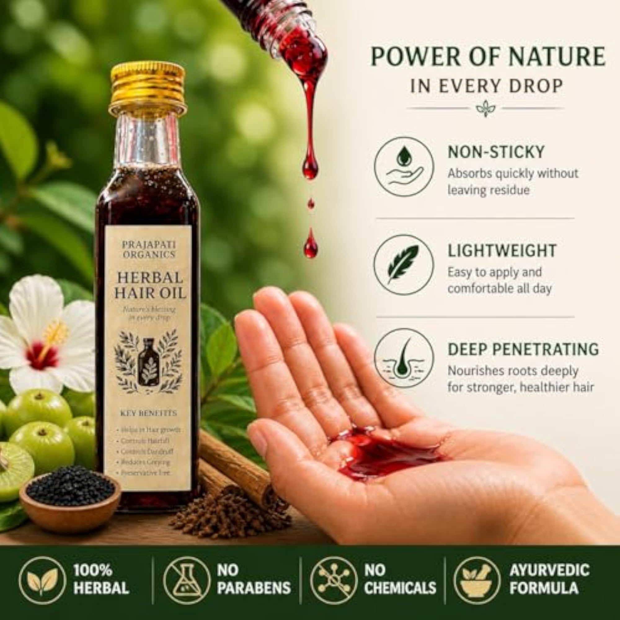 Herbal Hair Oil, 250ml