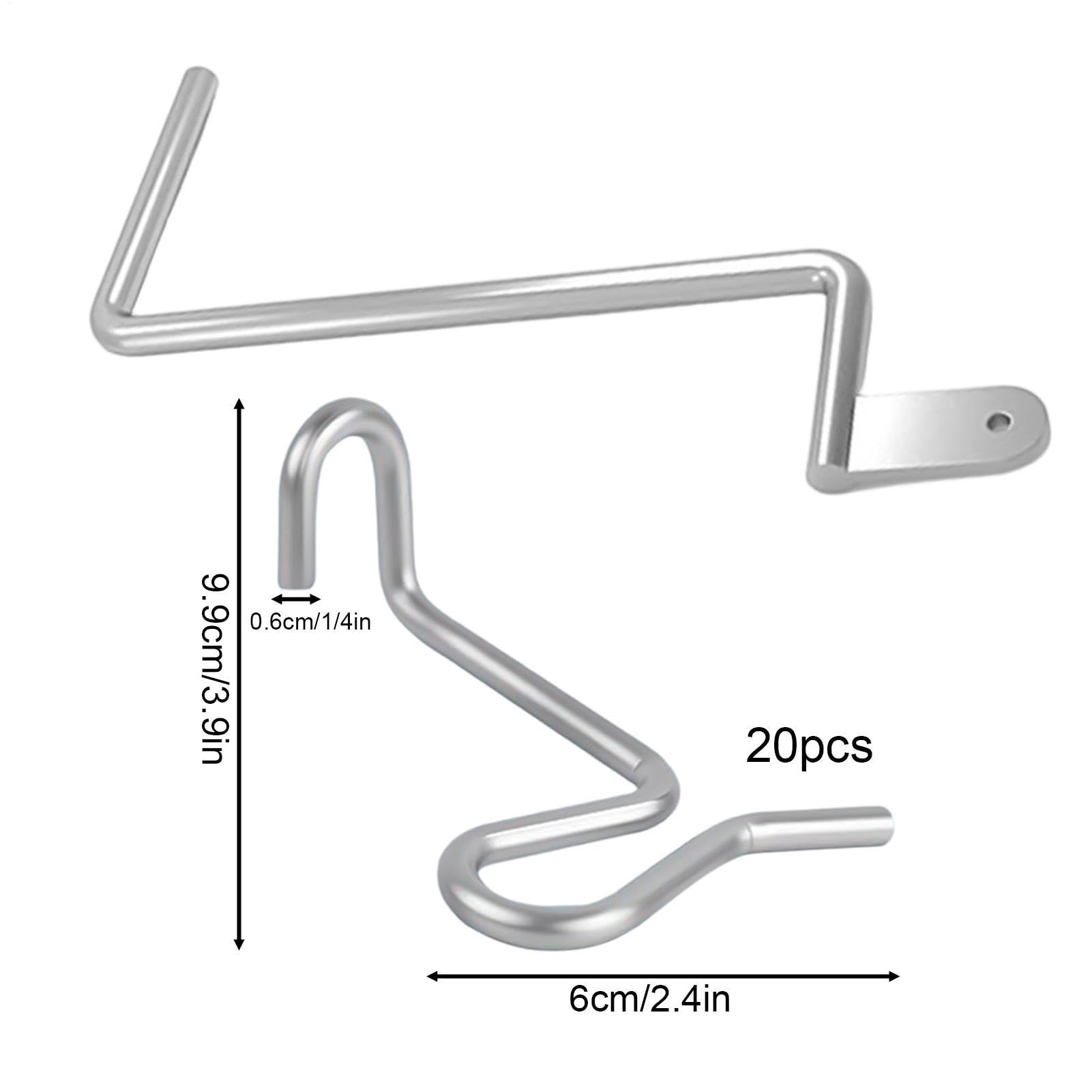 Tensor De Alambre Clip Reparador De Torsión Resistente | 20 Piezas Tensores Alambre Espinoso Para Cercas Y Vallas Para Aire Libre Jardín Y Sendero Patio Trasero Granja Patio Y