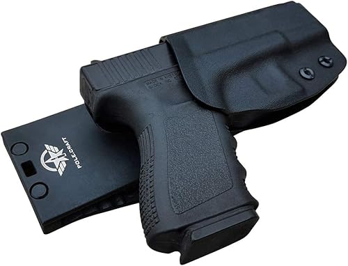 Miniatura 6 de Glock 19 Holster, Glock 17 Holster OWB Kydex Holster Ajuste Glock 19 19x  Glock 23 25 32  Glock 17 22 31  Glock 26 27 30s (Gen 1-5) - Pretina