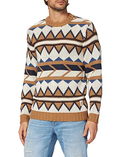 Blend Herren Ambitious Pullover, 181029/Toasted Coconut, XXL