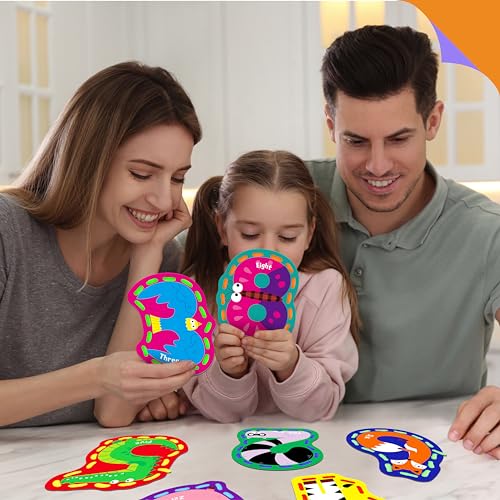 Image of SpriteGru 10 Pieces Number Lacing Cards, 0-9 Double Sided Sewing Cards with 10 Colorful Laces, Imagination Development Lacing Toys Games for Children Educational and Learning Activity