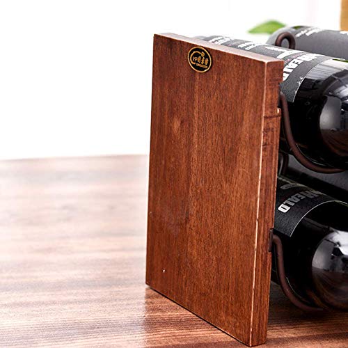Soporte para botellas de vino para mesa blanco miniatura 6