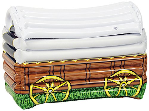 Inflatable Chuck Wagon Cooler, Multicolored