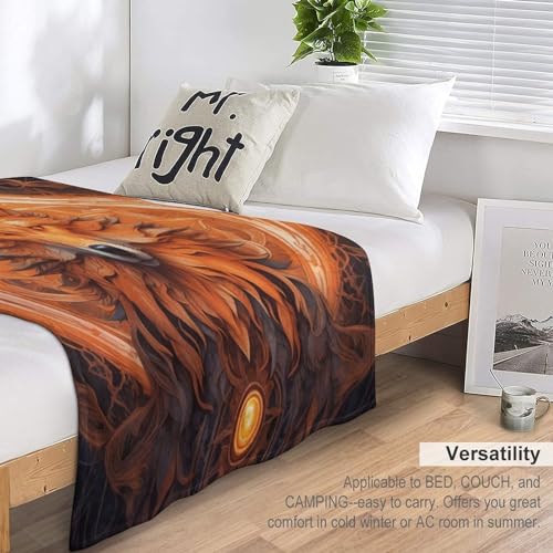 Couverture loup de qualité supérieure en flanelle douce